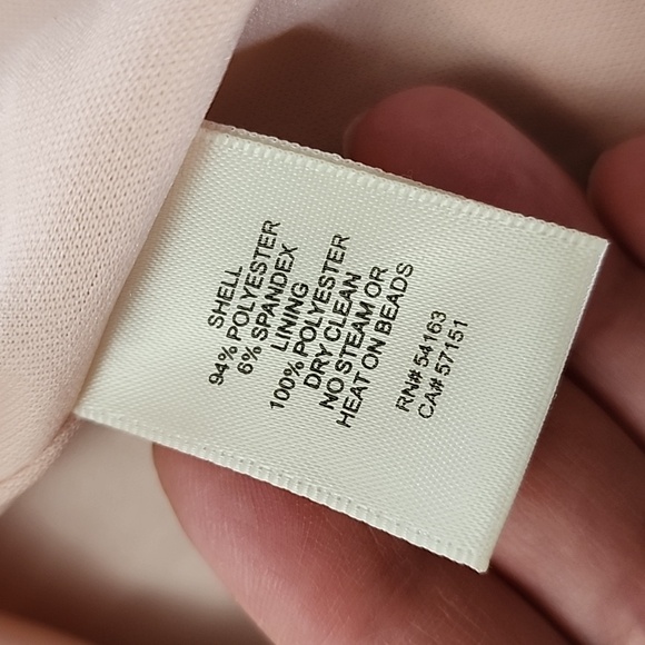 Blush Pink Beaded Formal Gown - Picture 6 of 6